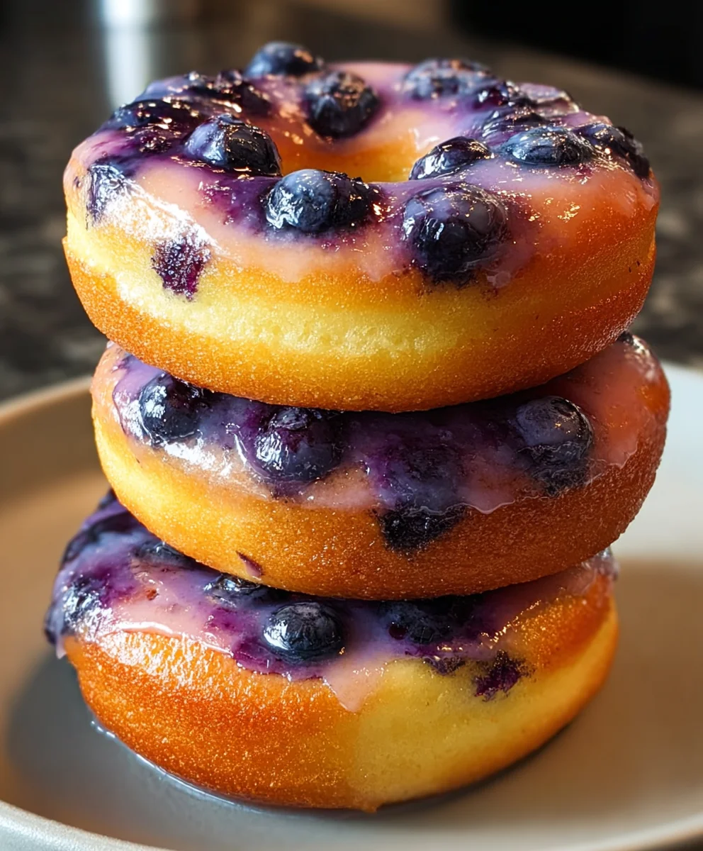 Keto Blueberry Donuts-Easy Low Carb Treat