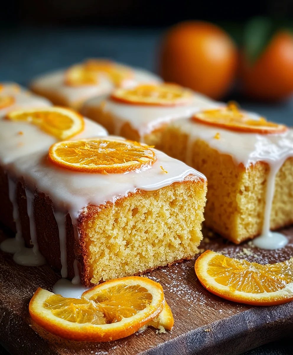 Easy Orange Drizzle Traybake Cake Recipe