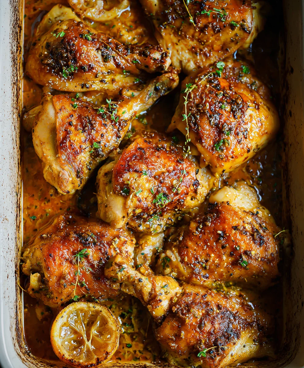 Juicy Lemon Butter Baked Chicken Recipe