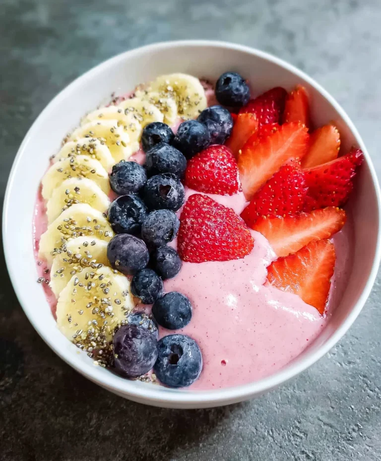 5-Minute Fruit Smoothie Bowl Greek Yogurt