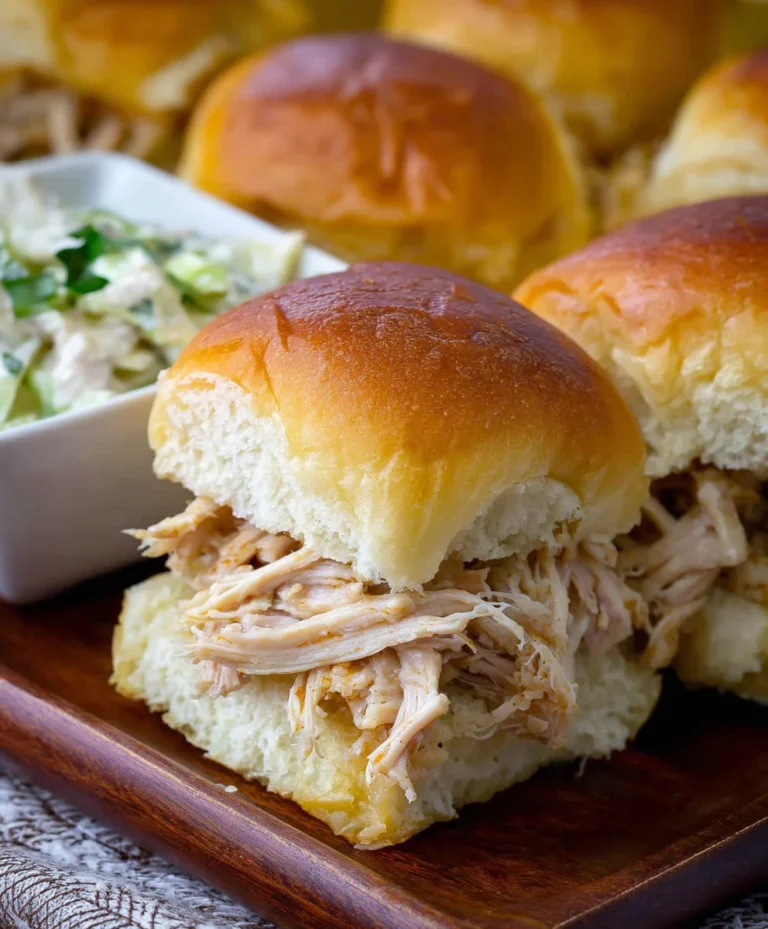 Easy Crock Pot Beef Mississippi Chicken Sliders