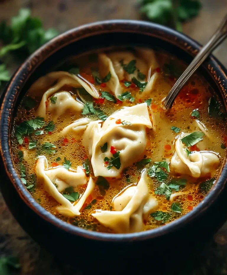 Cozy Beef Potsticker Soup – Easy Comfort Food