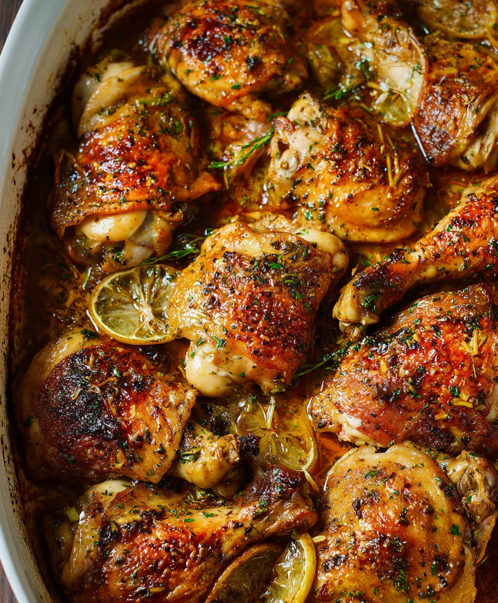 Juicy Lemon Butter Baked Chicken Recipe