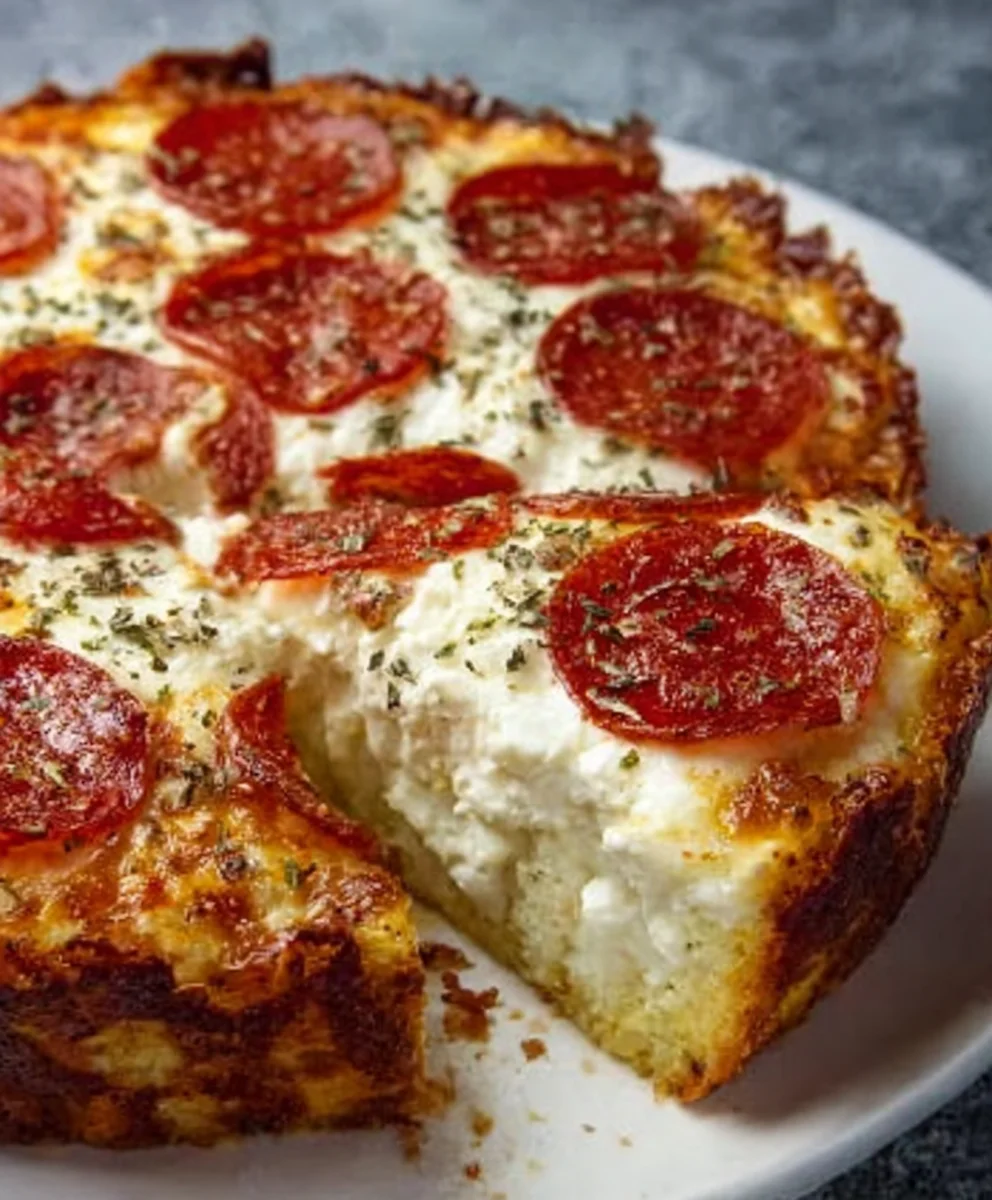 Pizza Cottage Cheese Bake - Easy Low-Carb Meal