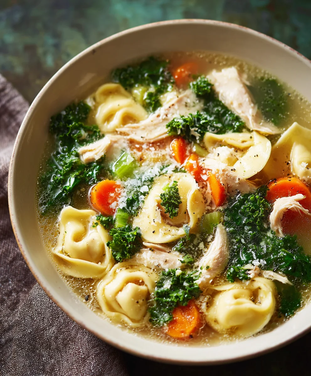Easy Chicken Tortellini Soup - Quick Comfort Meal