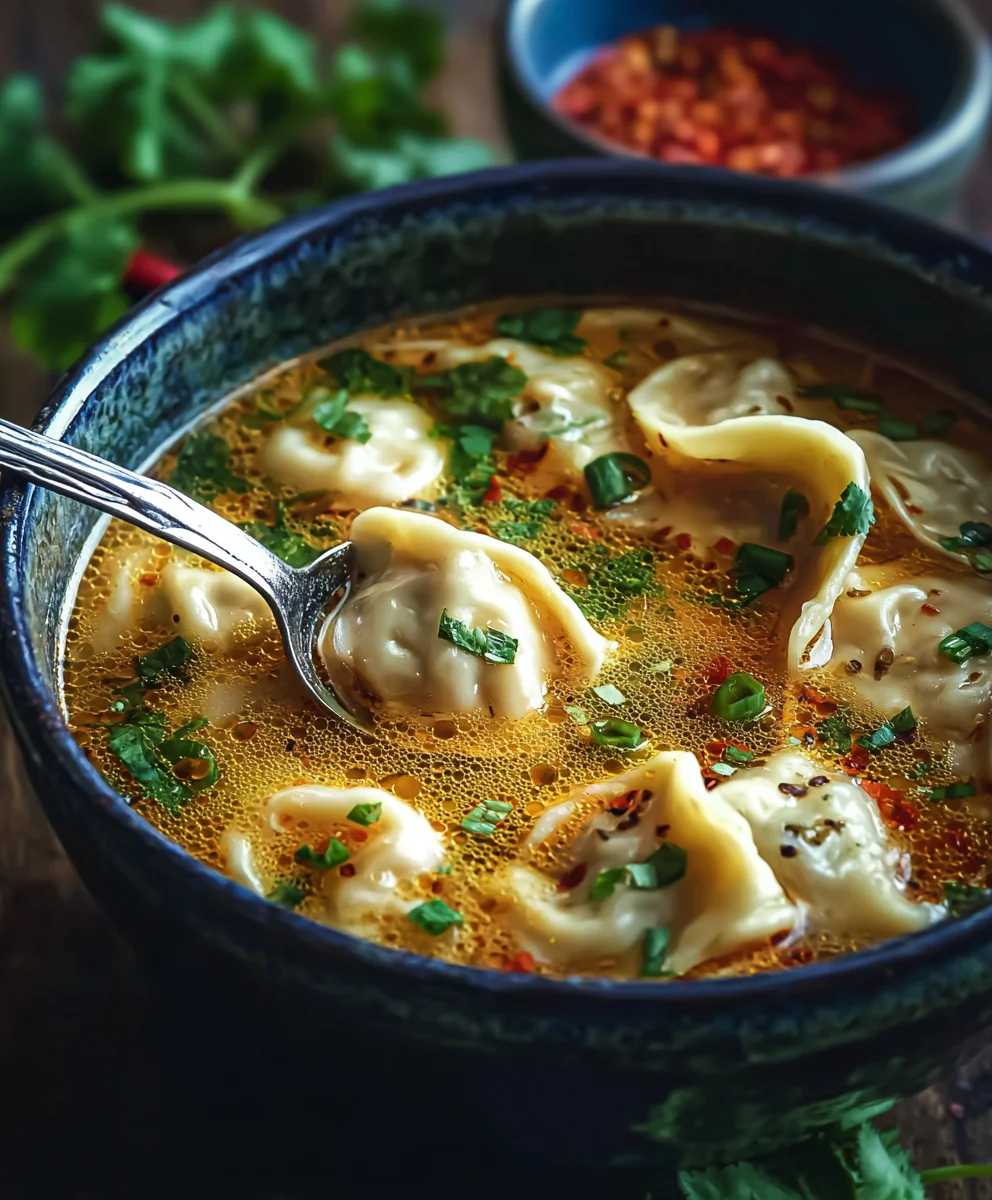 Cozy Beef Potsticker Soup - Easy Comfort Food