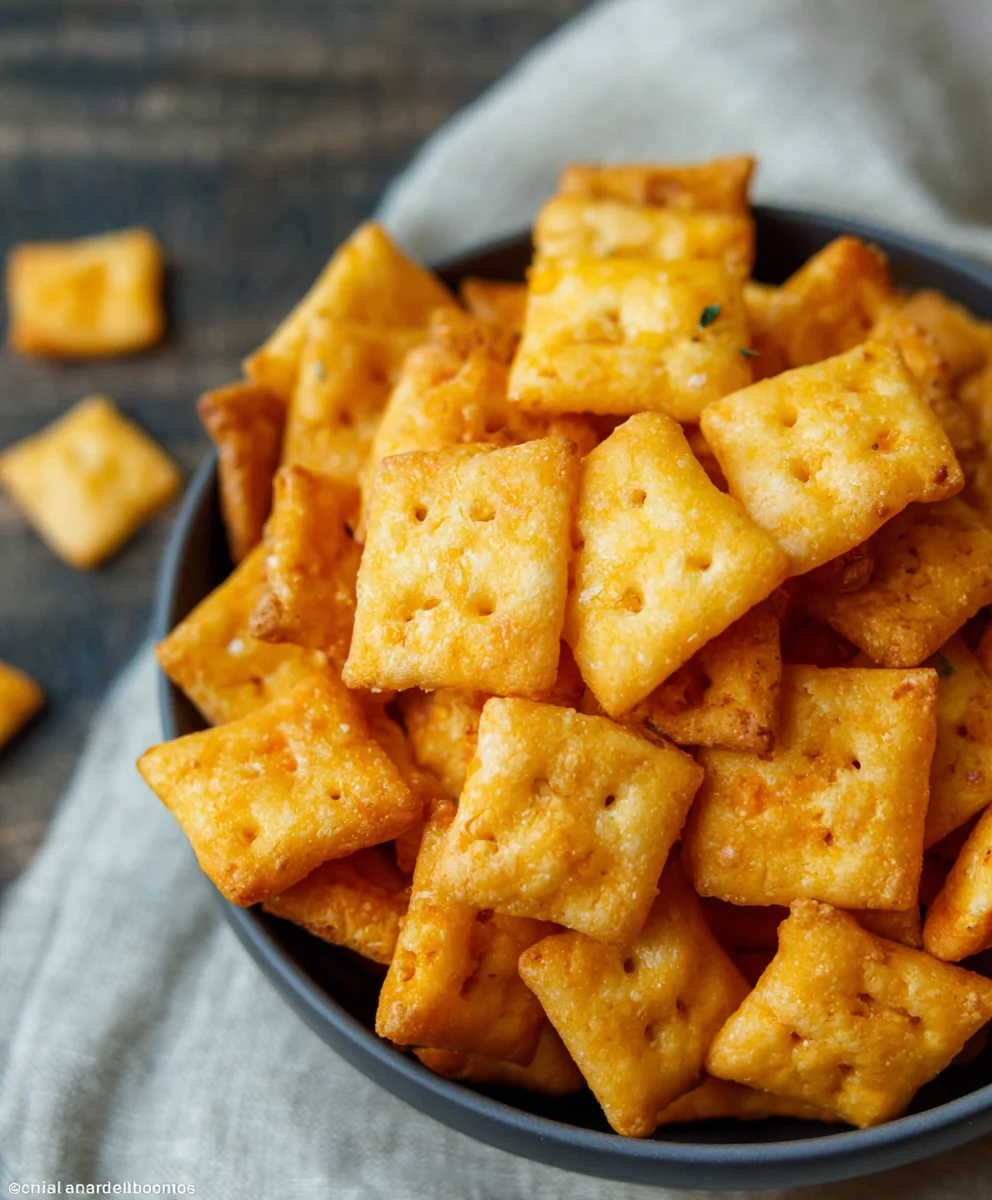 Gluten Free Cheez-Its - Crispy Homemade Cheesy Snack