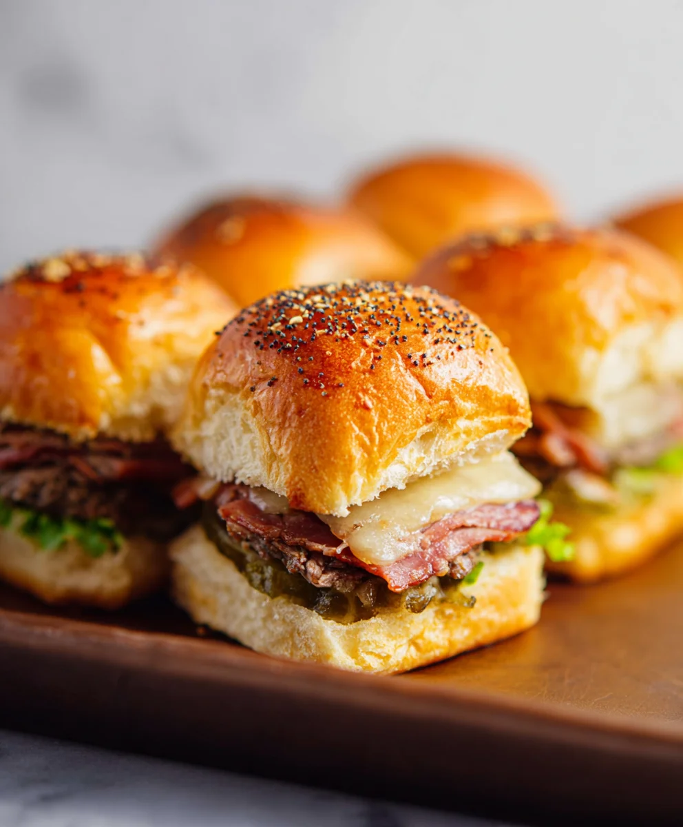 Easy Beef Cuban Sliders- Flavorful & Quick Bite