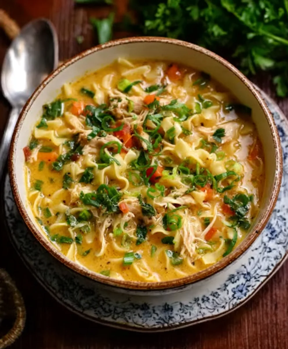 Crack Chicken Noodle Soup-Best Recipe Ever