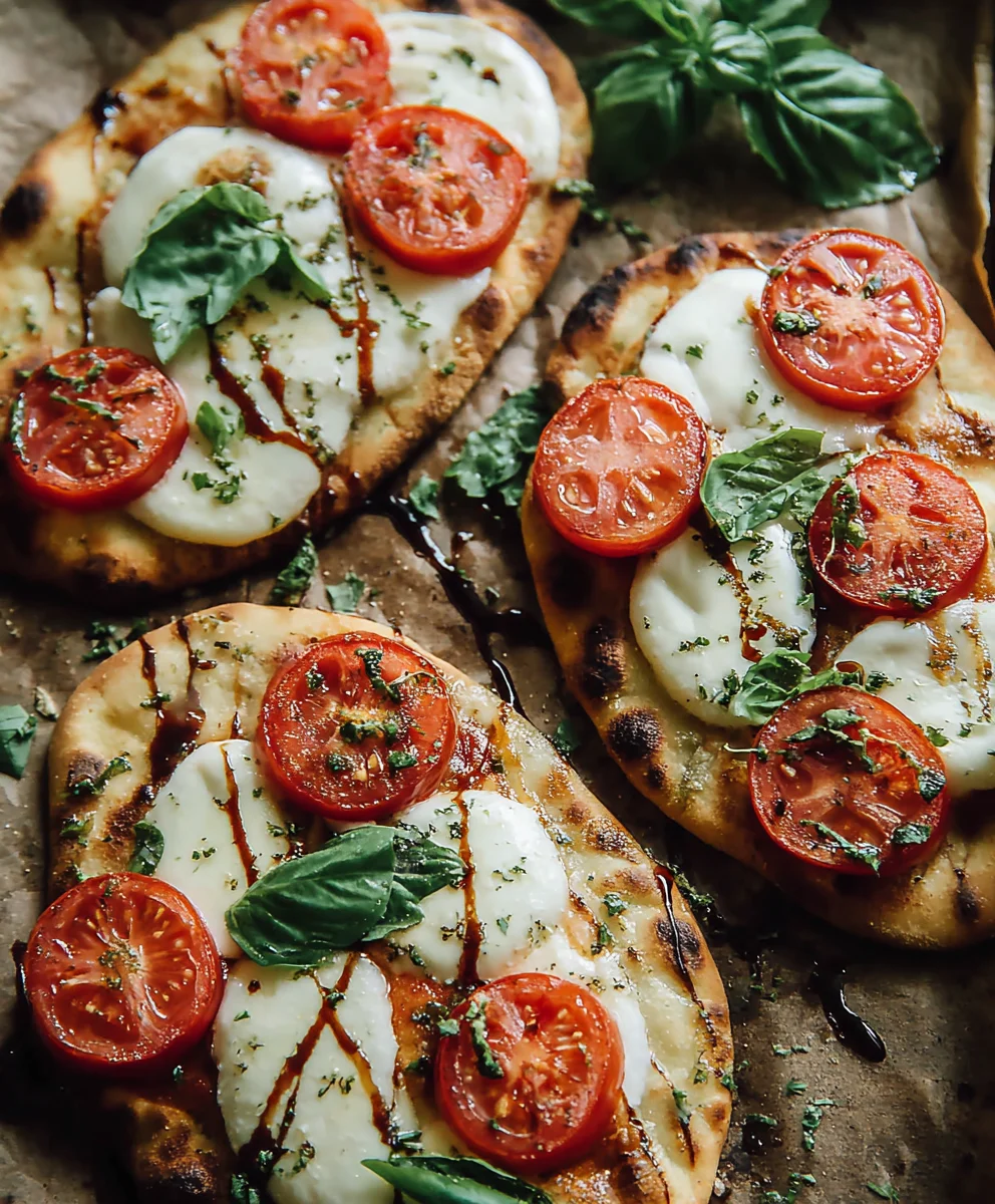 Easy Caprese Naan Pizza-Quick Weeknight Dinner