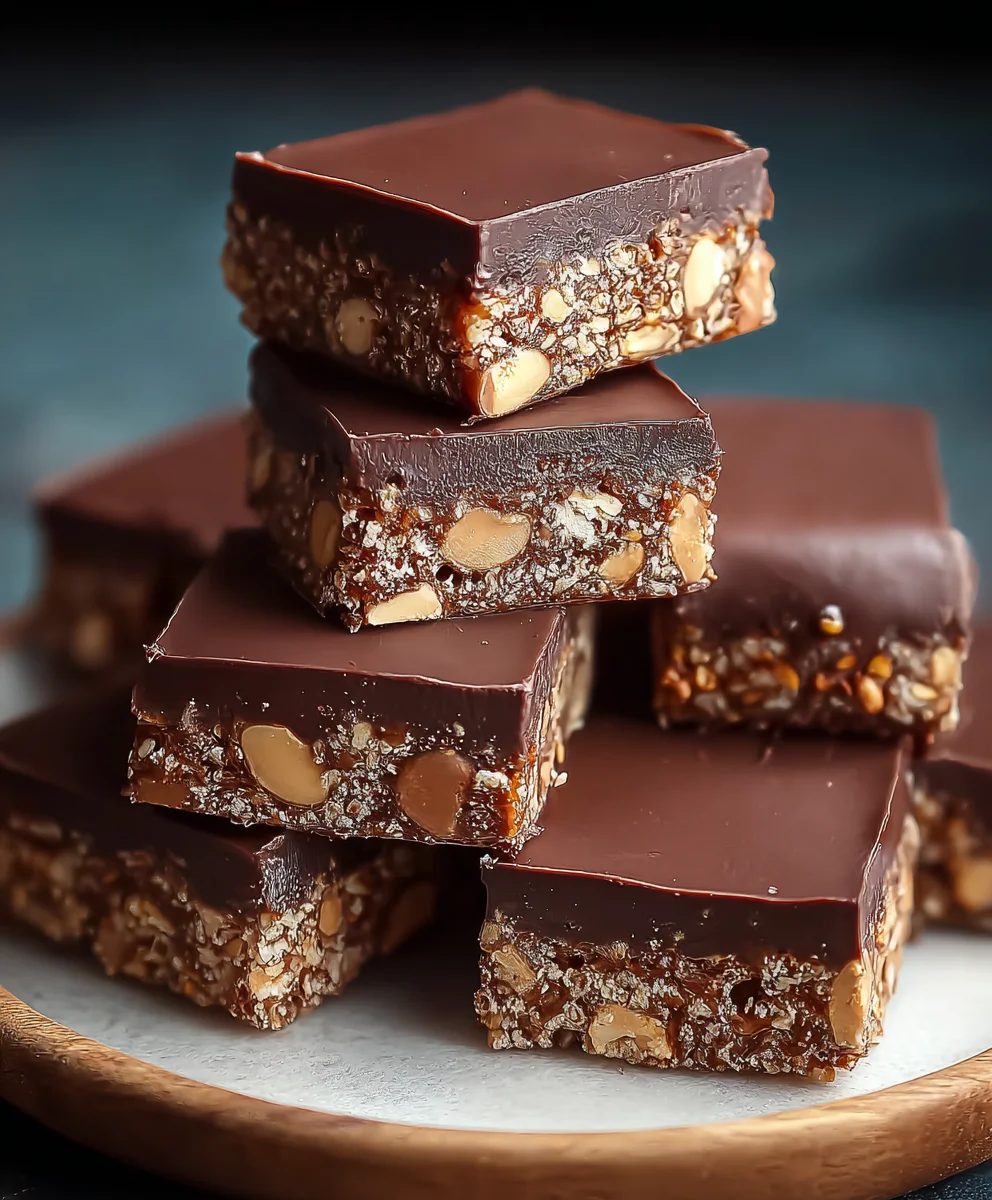 Easy No-Bake Chocolate Biscuit Bars - Quick Treat