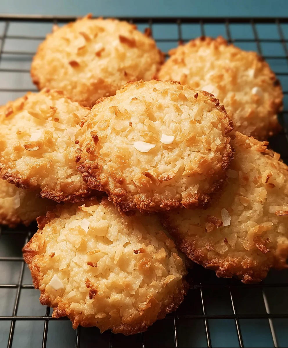 Chewy Coconut Cookies - Easy Homemade Recipe