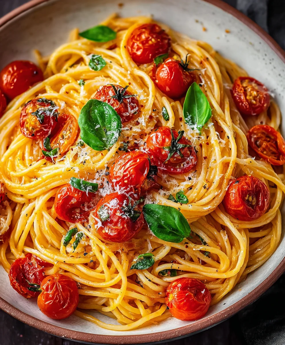 Easy Cherry Tomato Pasta Recipe-Quick & Delicious