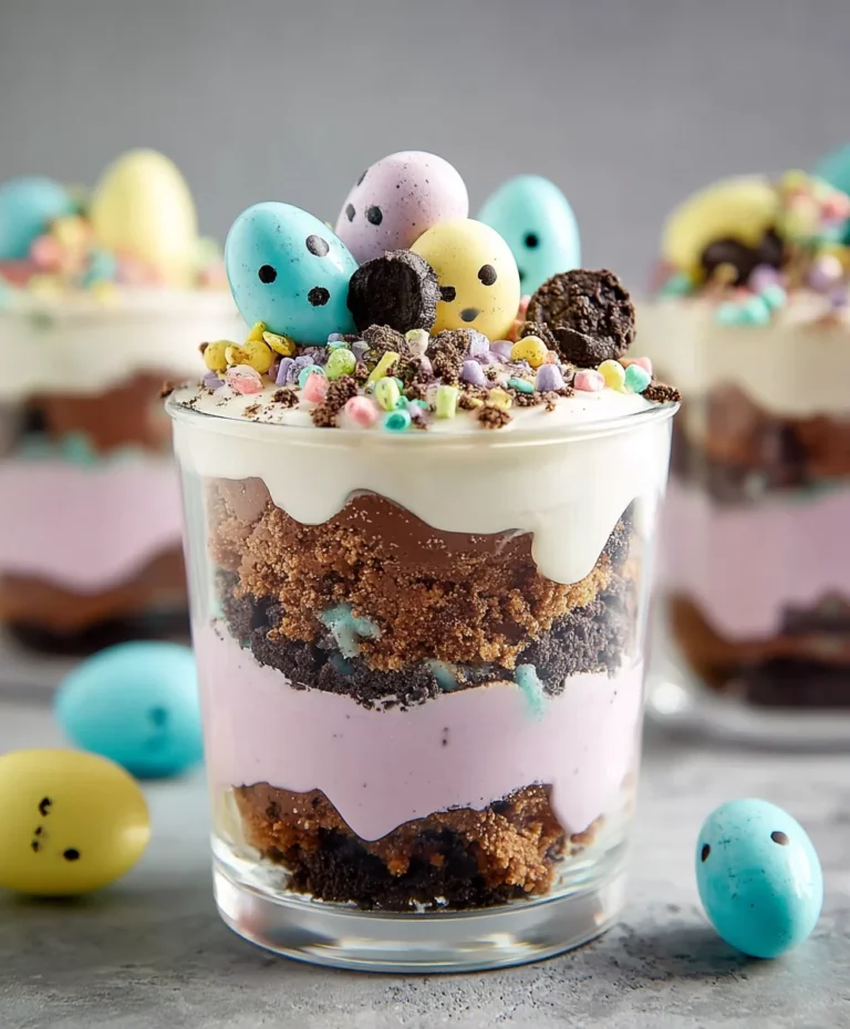 Easter Dirt Cups-Festive & Easy Dessert Recipe