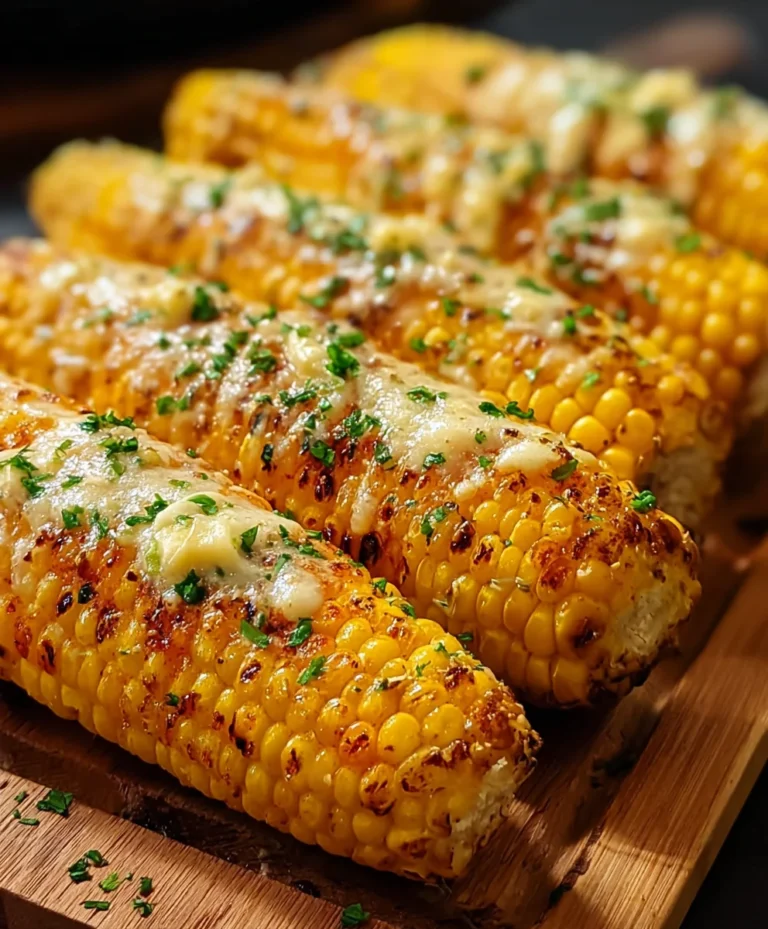 Cheesy Garlic Butter Corn on the Cob Recipe