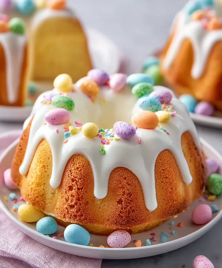 Surprise Easter Bundt Cakes-Hidden Sweet Treats