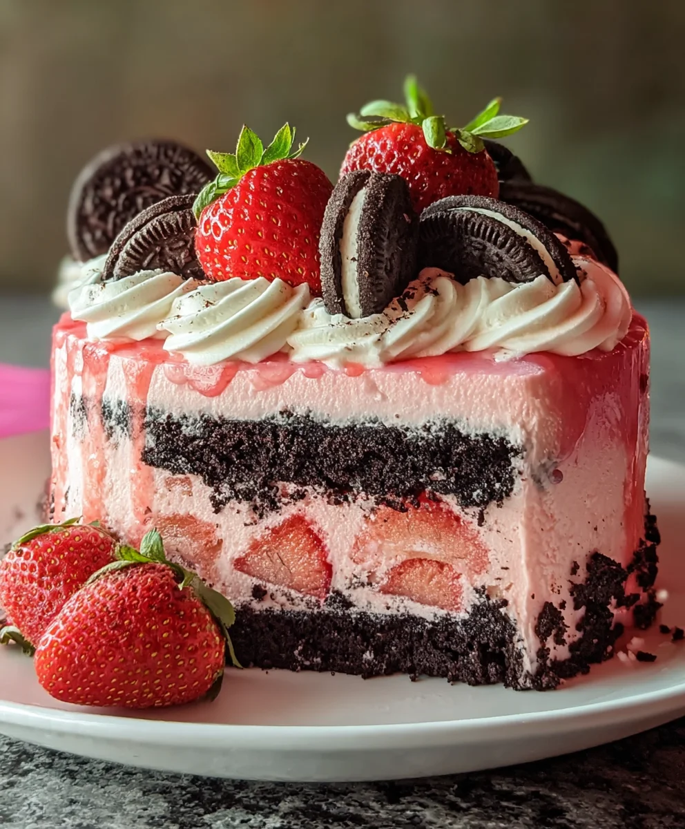 Strawberry Oreo Cake Recipe- Delicious & Easy Dessert
