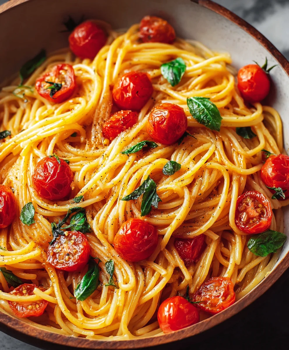 Easy Cherry Tomato Pasta Recipe-Quick & Delicious