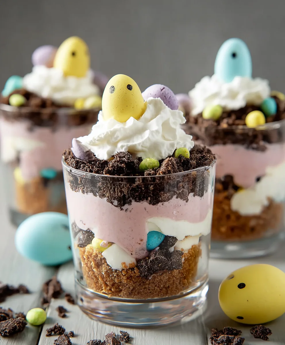 Easter Dirt Cups-Festive & Easy Dessert Recipe