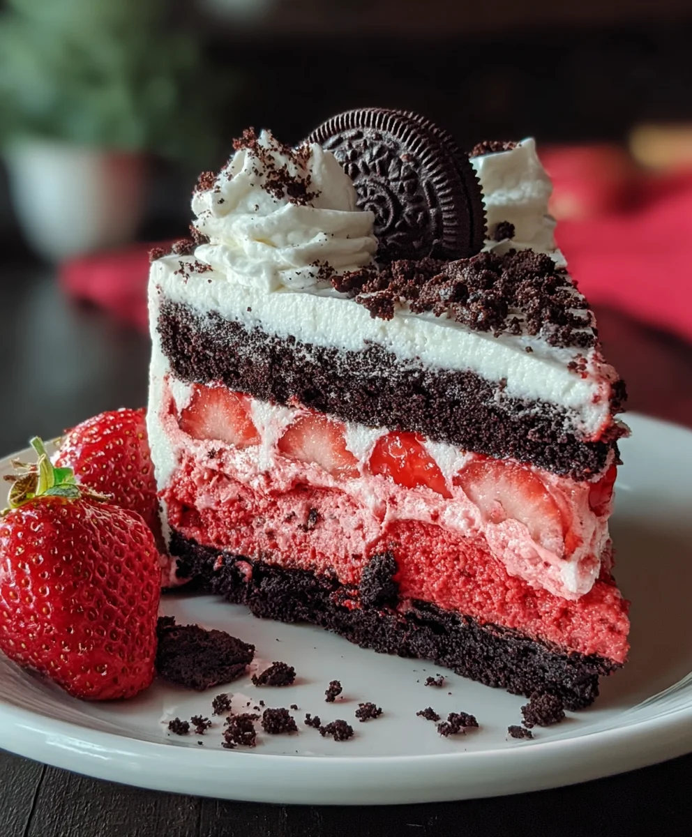 Strawberry Oreo Cake Recipe- Delicious & Easy Dessert