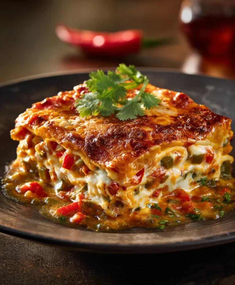 Easy Veggie Mexican Lasagna-Healthy Dinner Recipe