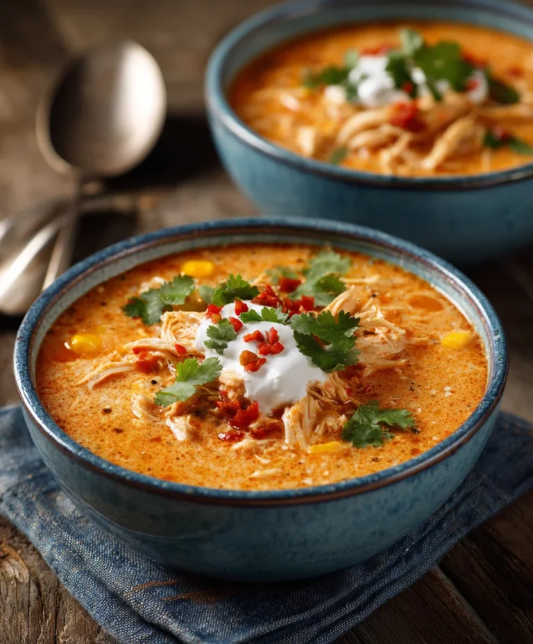 Creamy Chicken Enchilada Soup-Easy Comfort Food