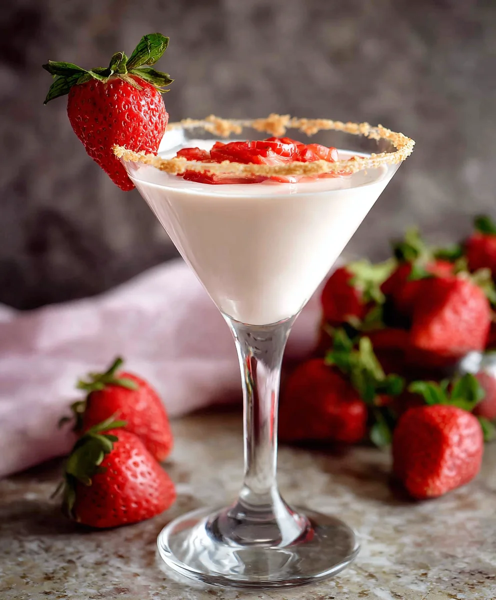 Strawberry Shortcake Martini- Delicious Drink Recipe