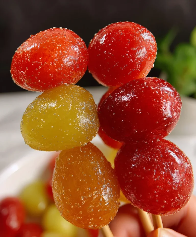 Easy Tanghulu Recipe-Chinese Candied Fruit Delight
