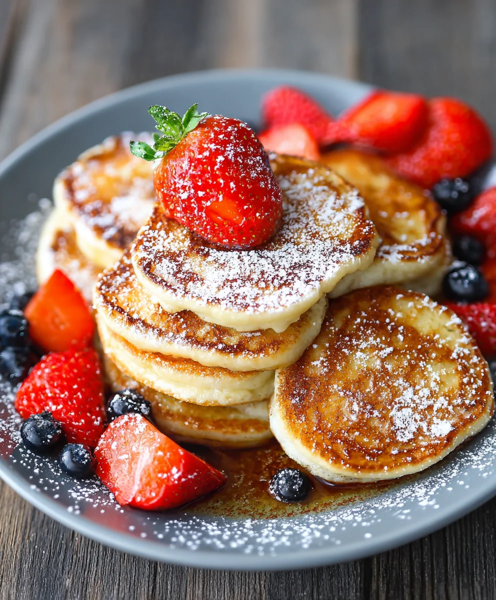 Easy Cottage Cheese Pancakes - Healthy Breakfast Recipe