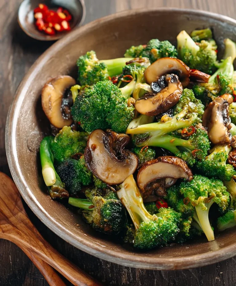 Quick Beef Mushroom Broccoli Stir Fry