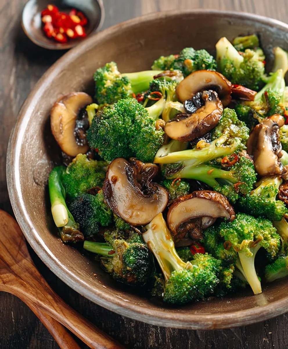 Quick Beef Mushroom Broccoli Stir Fry