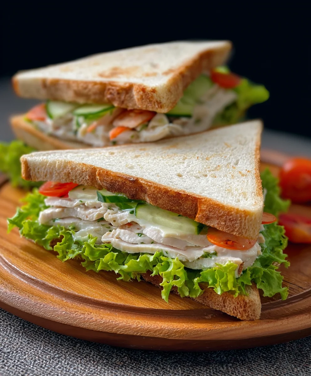 Cold Chicken Sandwich - Better Than Bakery Lunch Box