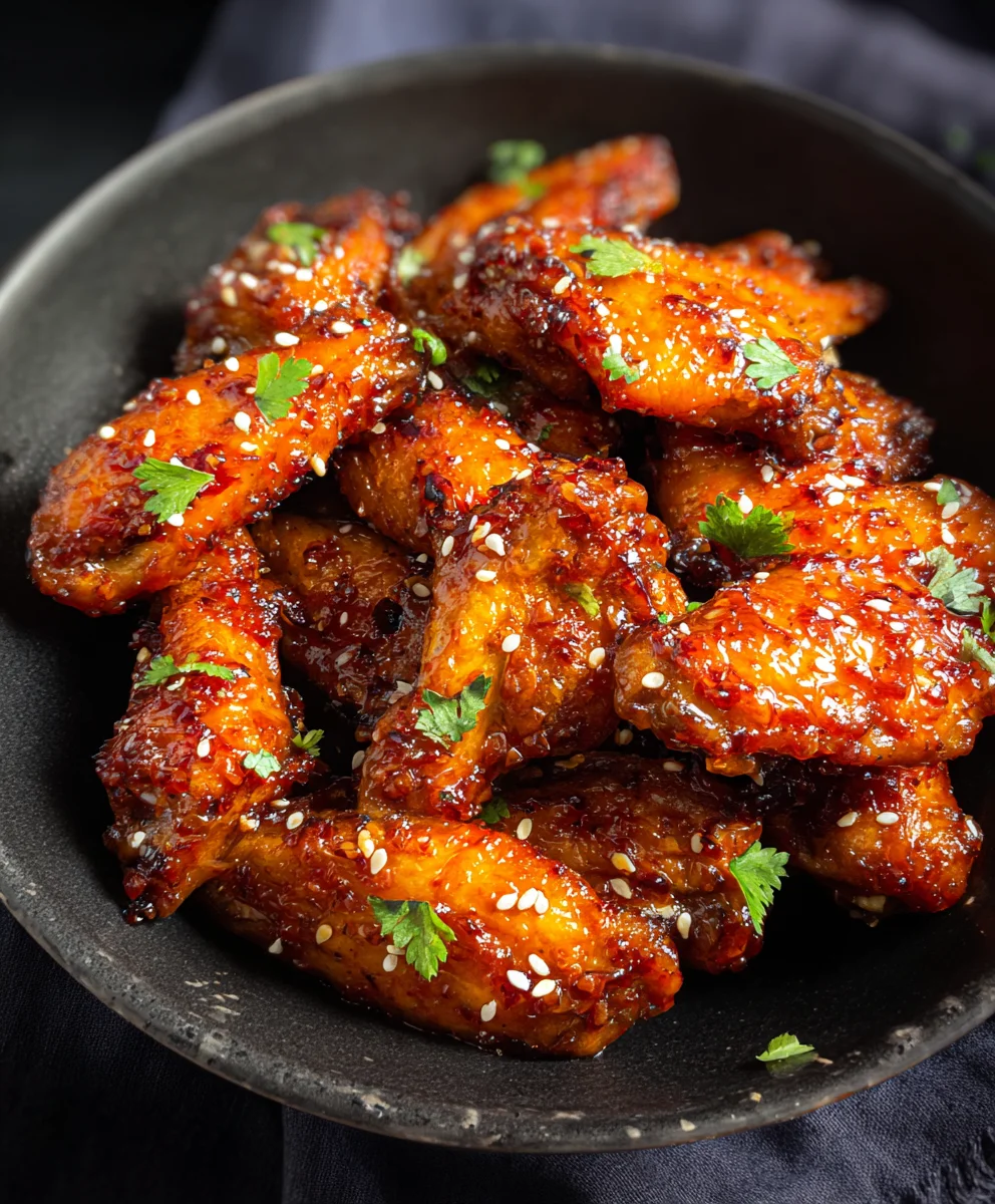 Easy Honey Garlic Chicken Wings Recipe