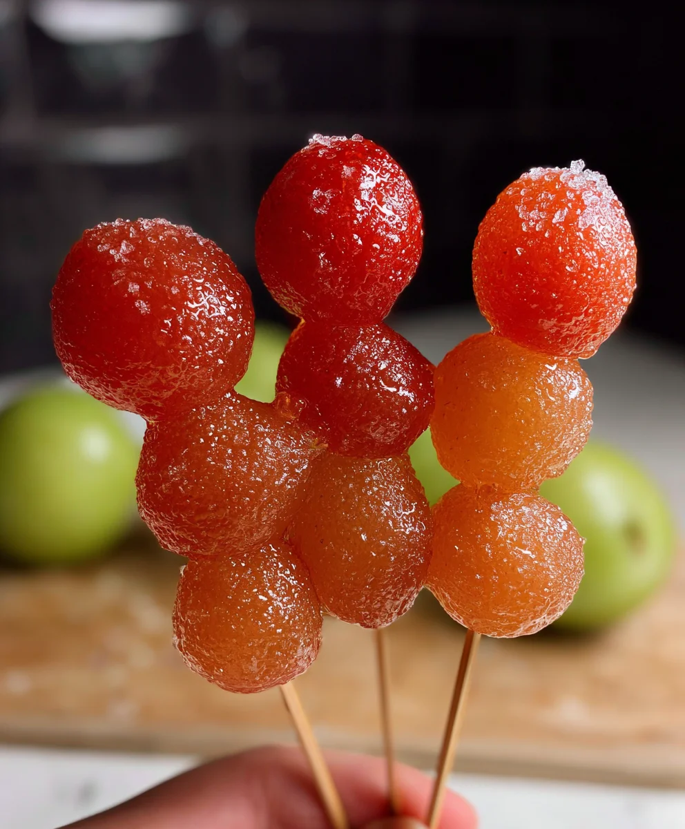 Easy Tanghulu Recipe-Chinese Candied Fruit Delight