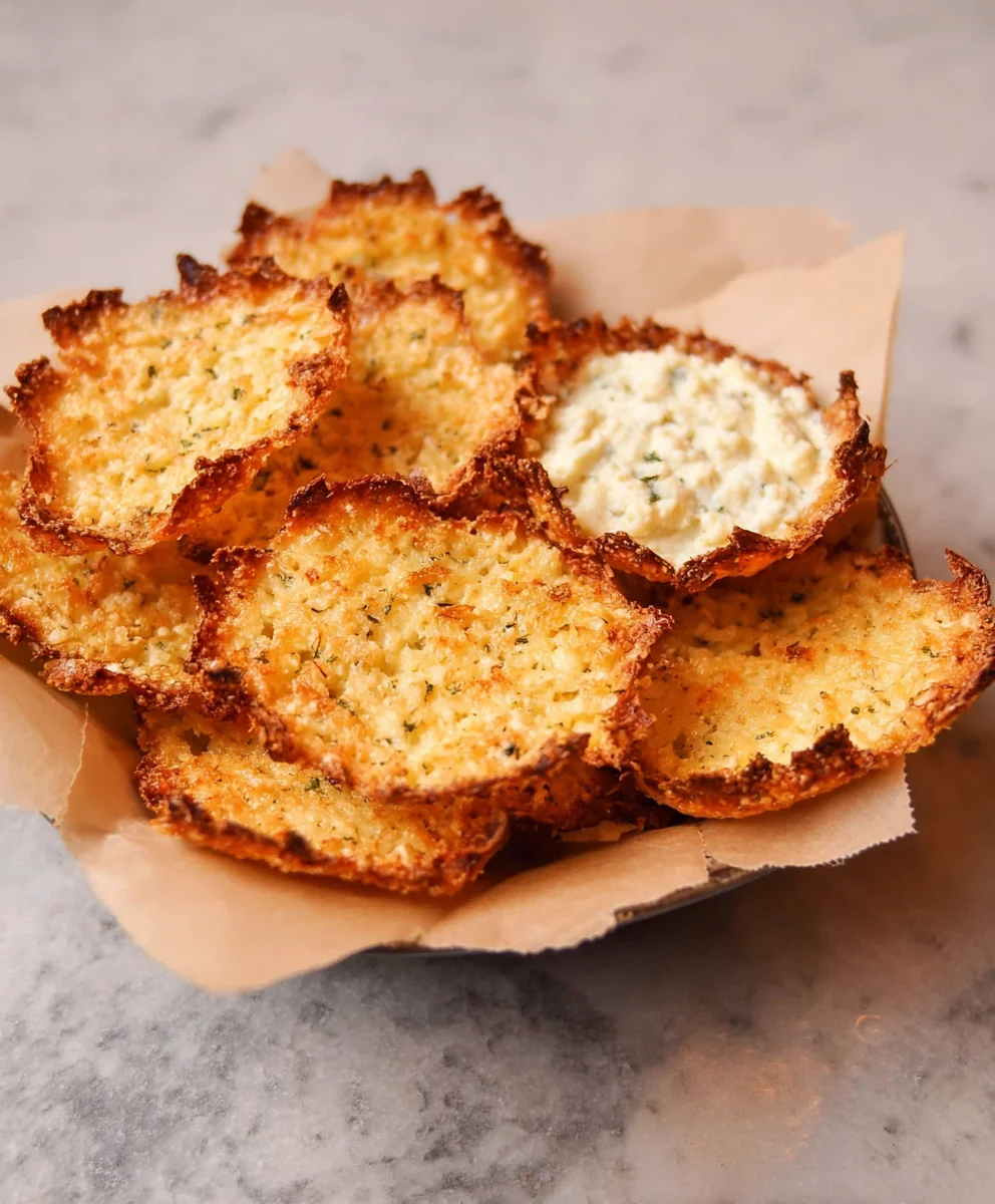 Easy Cottage Cheese Chips-Healthy Snack Recipe