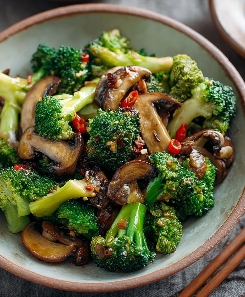 Quick Beef Mushroom Broccoli Stir Fry