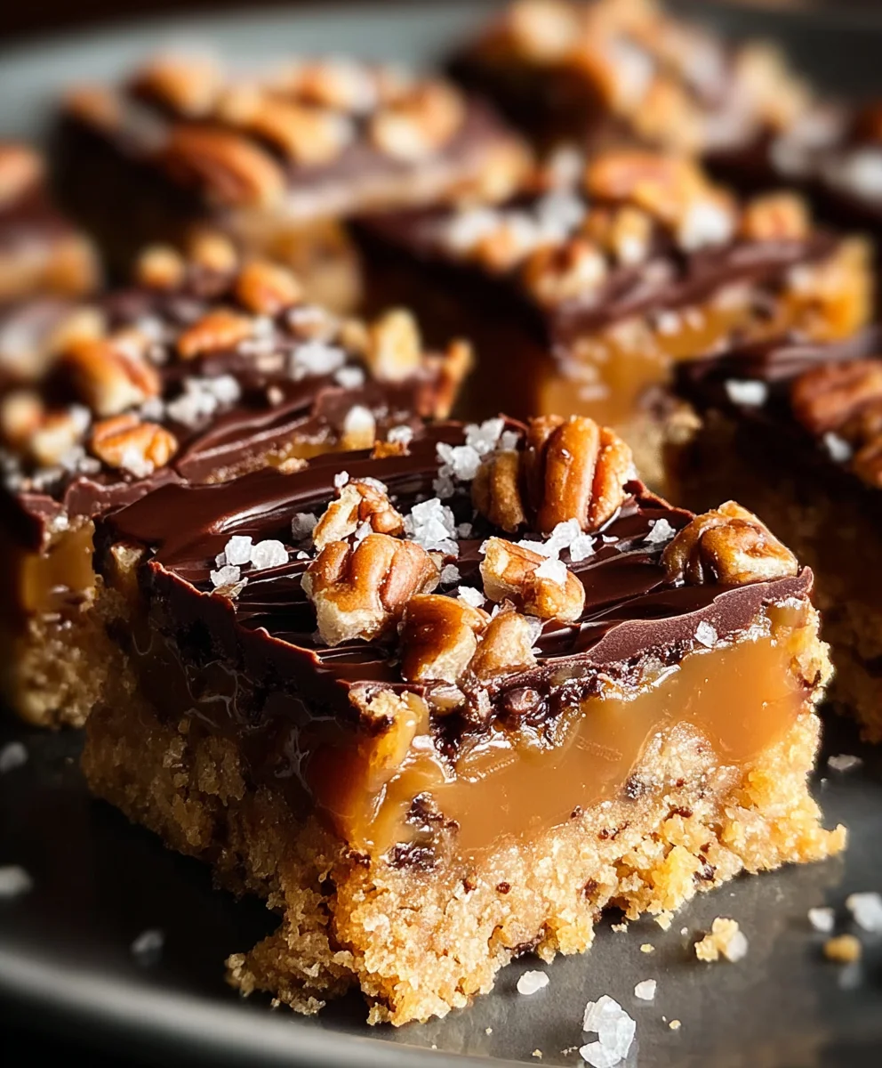 Easy Turtle Bars-Decadent & Delicious Treat