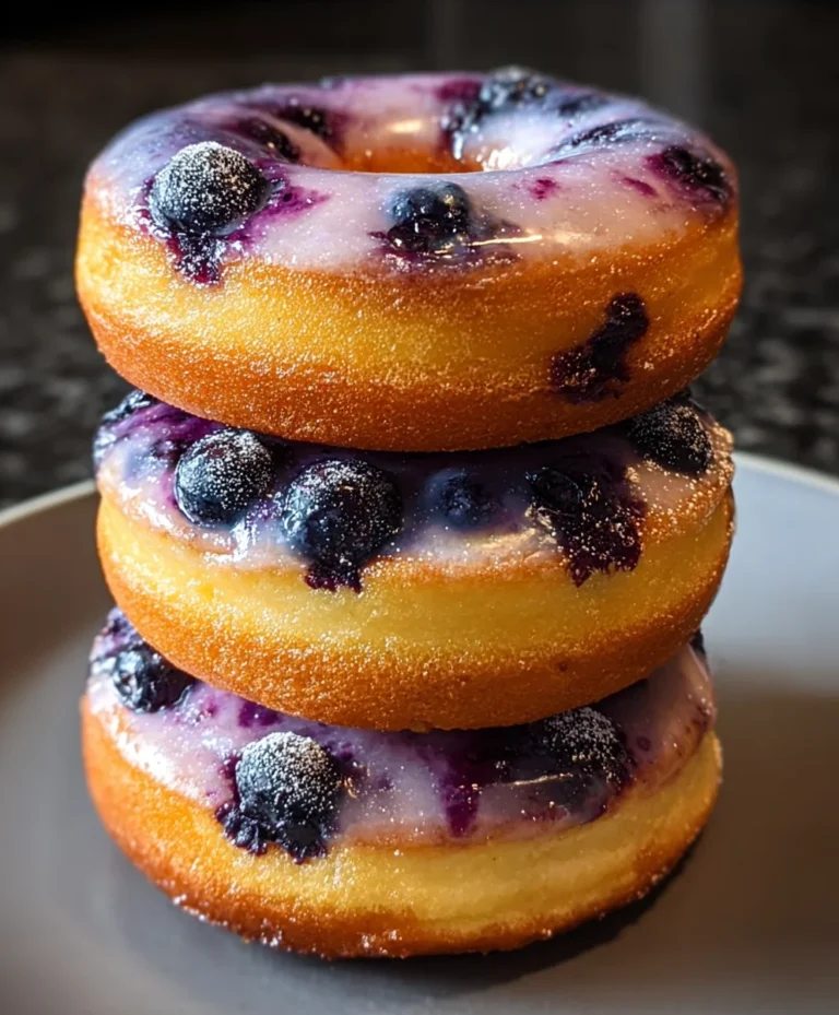 Keto Blueberry Donuts-Easy Low Carb Treat