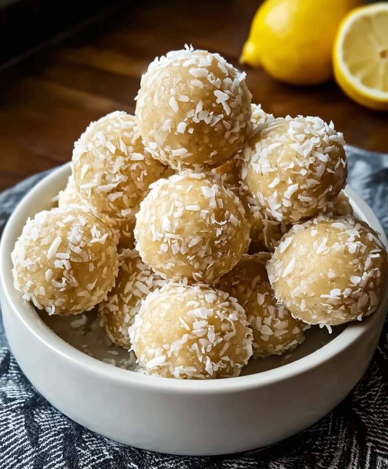 Lemon Coconut Protein Balls – Easy Energy Bites