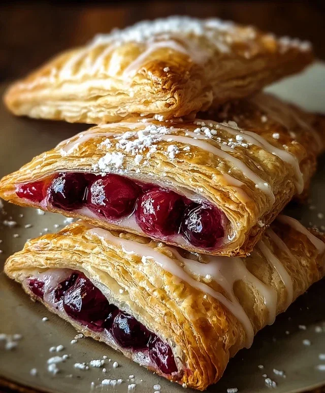 Easy Cherry Turnovers