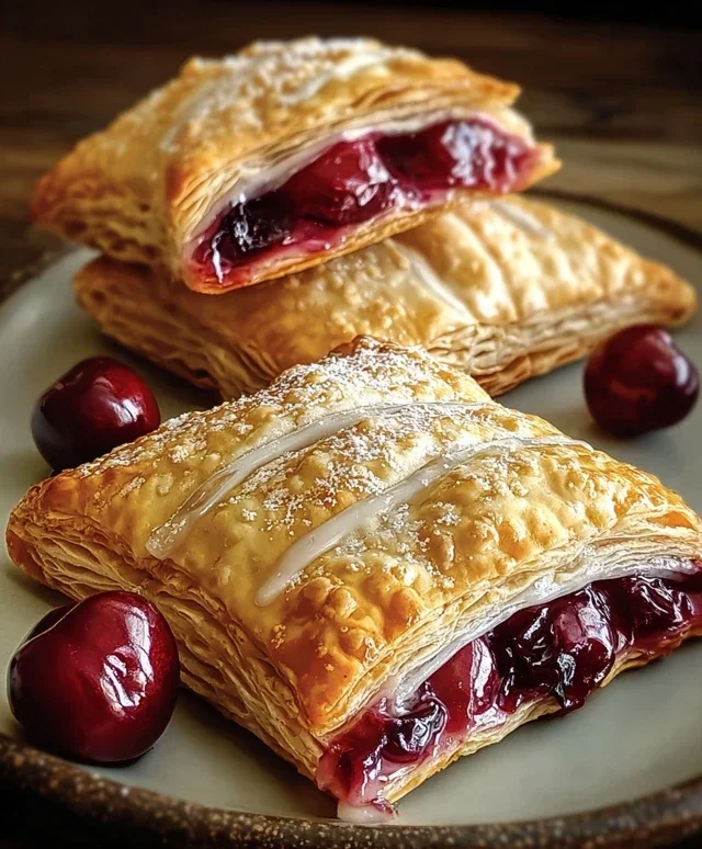 Easy Cherry Turnovers