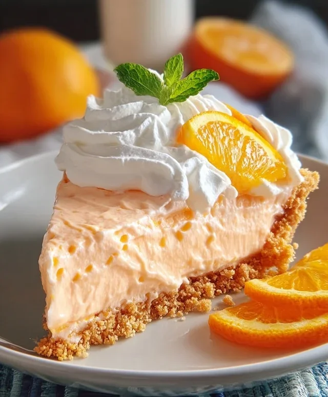 Jello Creamsicle Pie