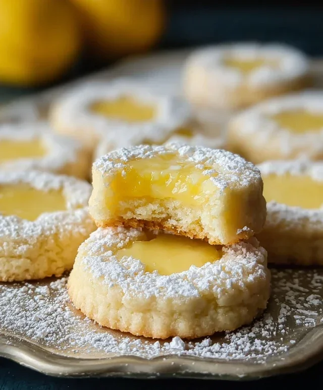 Lemon Bar Butter Cookies