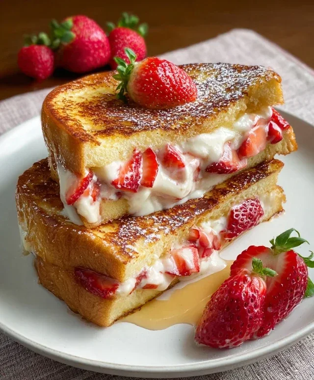 Strawberry Cheesecake French Toast