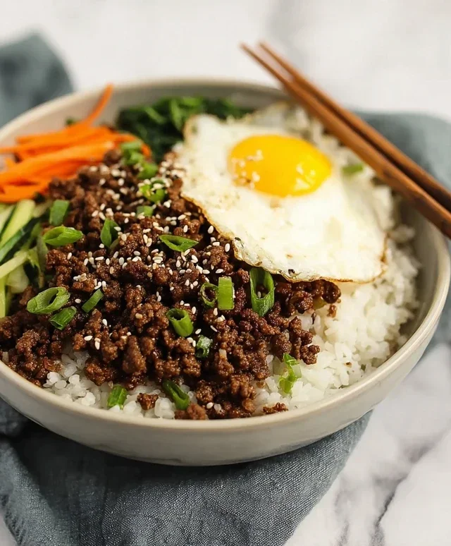 Korean Ground Beef Bowl (25-Minutes)