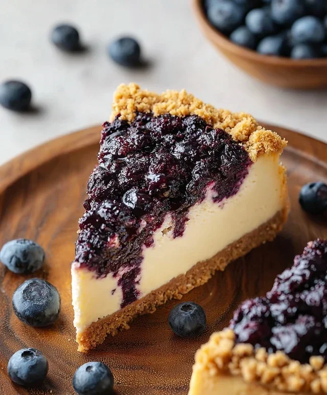 Blueberry Crum extract extractble Cheesecake