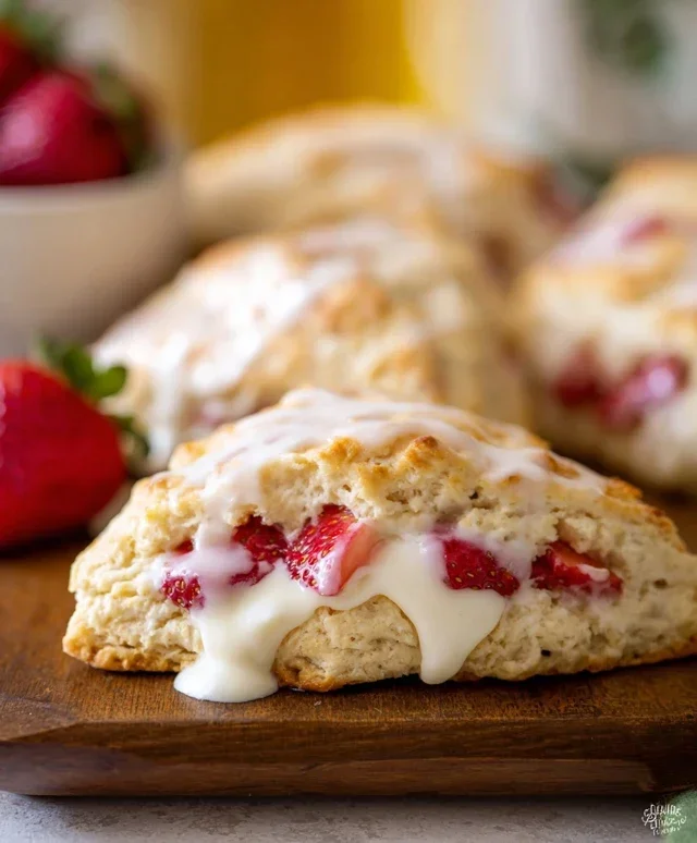Strawberry Scones