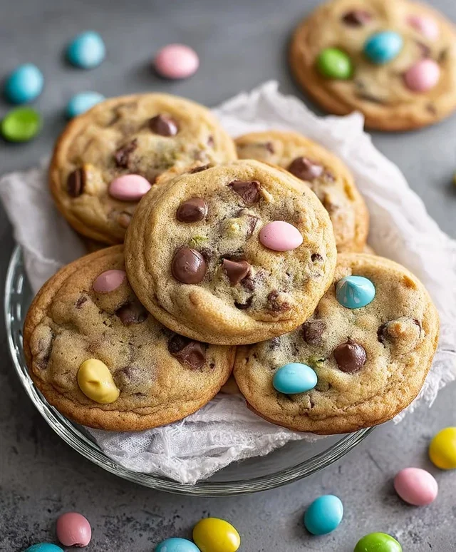 Easter Chocolate Chip Cookies